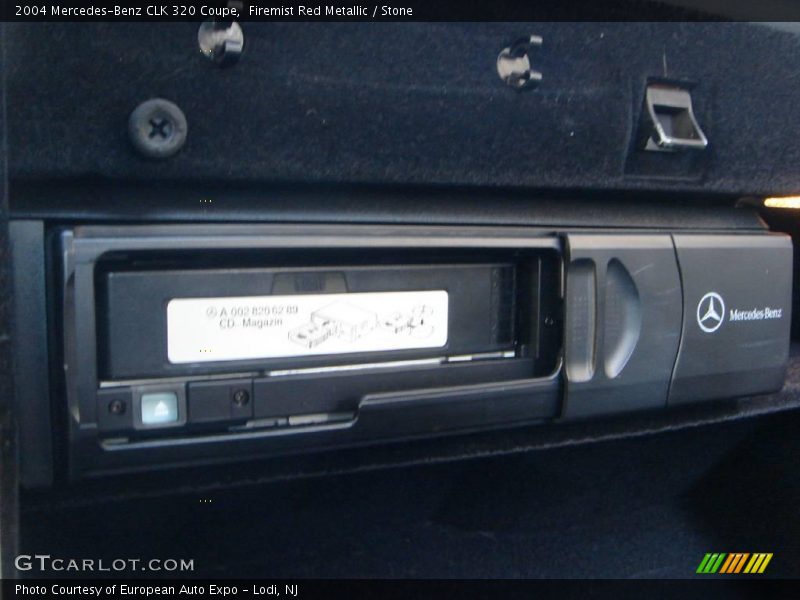 Firemist Red Metallic / Stone 2004 Mercedes-Benz CLK 320 Coupe