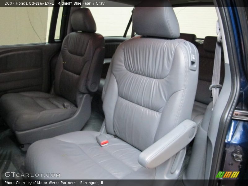 Midnight Blue Pearl / Gray 2007 Honda Odyssey EX-L