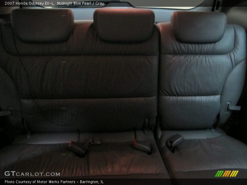 Midnight Blue Pearl / Gray 2007 Honda Odyssey EX-L