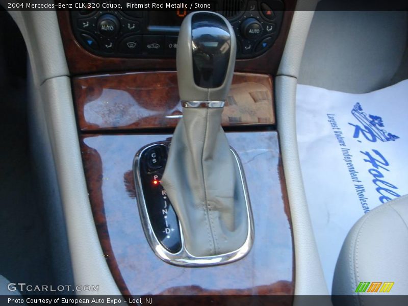 Firemist Red Metallic / Stone 2004 Mercedes-Benz CLK 320 Coupe