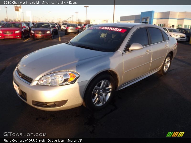 Silver Ice Metallic / Ebony 2010 Chevrolet Impala LT