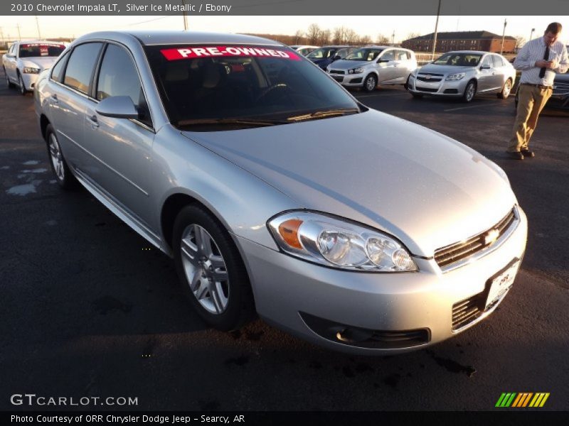 Silver Ice Metallic / Ebony 2010 Chevrolet Impala LT