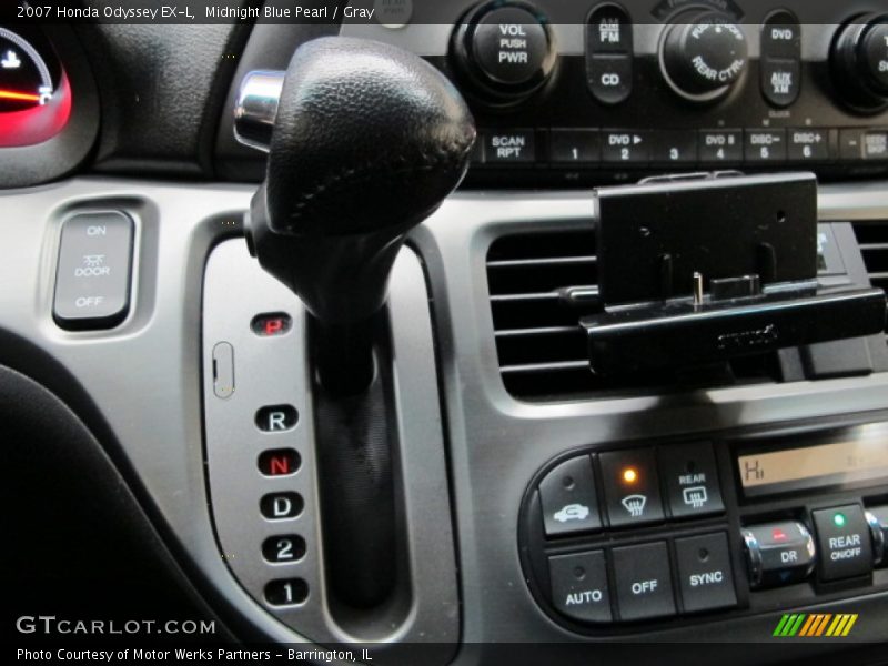 Midnight Blue Pearl / Gray 2007 Honda Odyssey EX-L