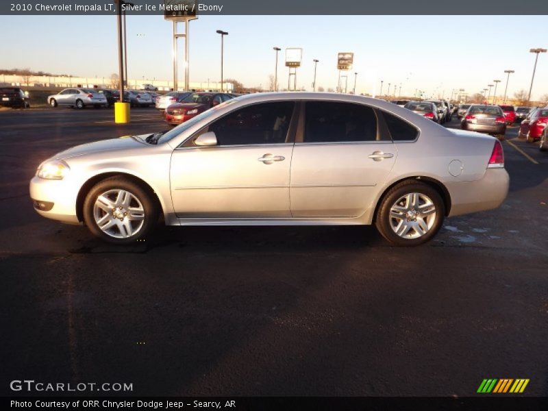 Silver Ice Metallic / Ebony 2010 Chevrolet Impala LT