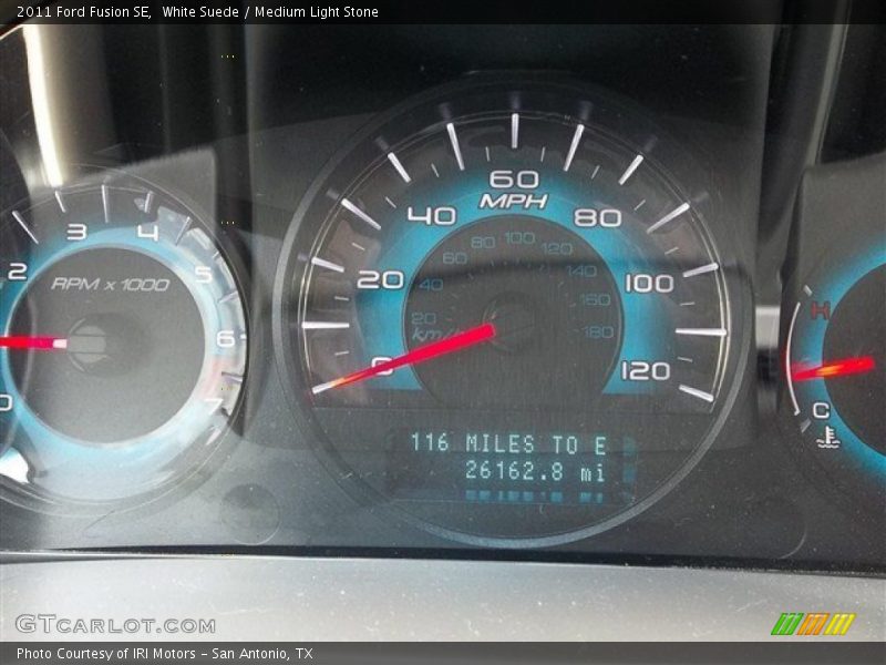 White Suede / Medium Light Stone 2011 Ford Fusion SE