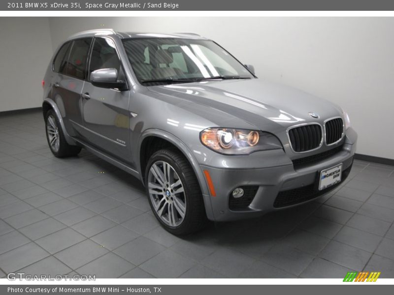 Space Gray Metallic / Sand Beige 2011 BMW X5 xDrive 35i