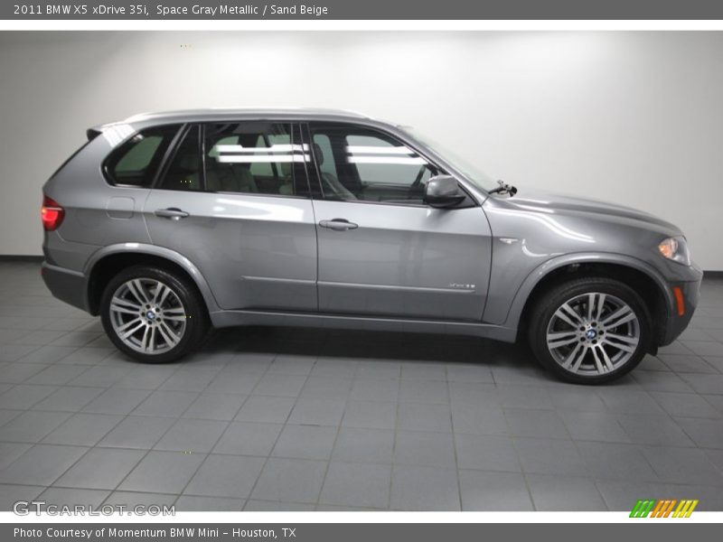Space Gray Metallic / Sand Beige 2011 BMW X5 xDrive 35i