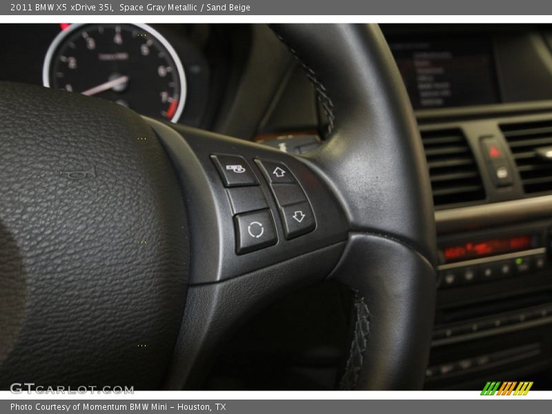 Space Gray Metallic / Sand Beige 2011 BMW X5 xDrive 35i