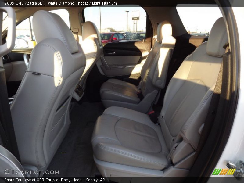 White Diamond Tricoat / Light Titanium 2009 GMC Acadia SLT