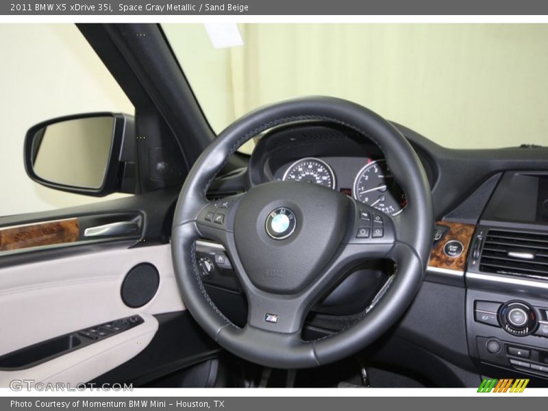 Space Gray Metallic / Sand Beige 2011 BMW X5 xDrive 35i