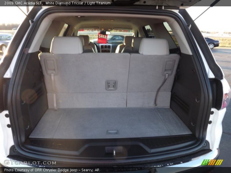 White Diamond Tricoat / Light Titanium 2009 GMC Acadia SLT