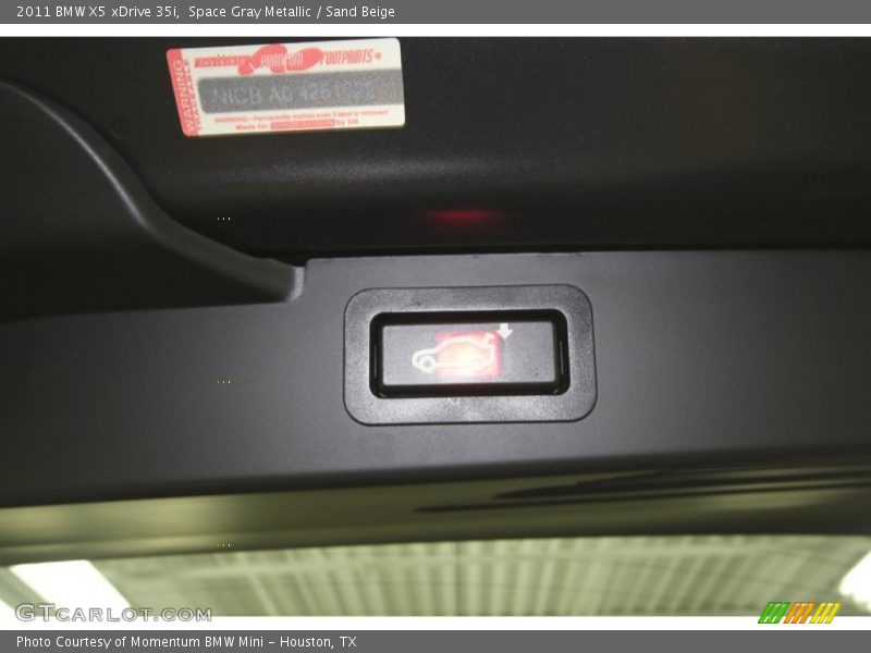 Space Gray Metallic / Sand Beige 2011 BMW X5 xDrive 35i