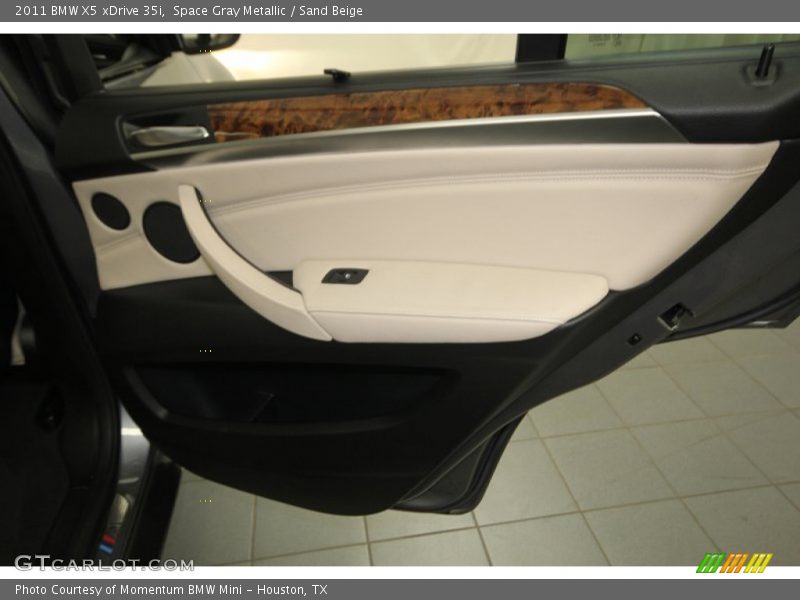 Space Gray Metallic / Sand Beige 2011 BMW X5 xDrive 35i