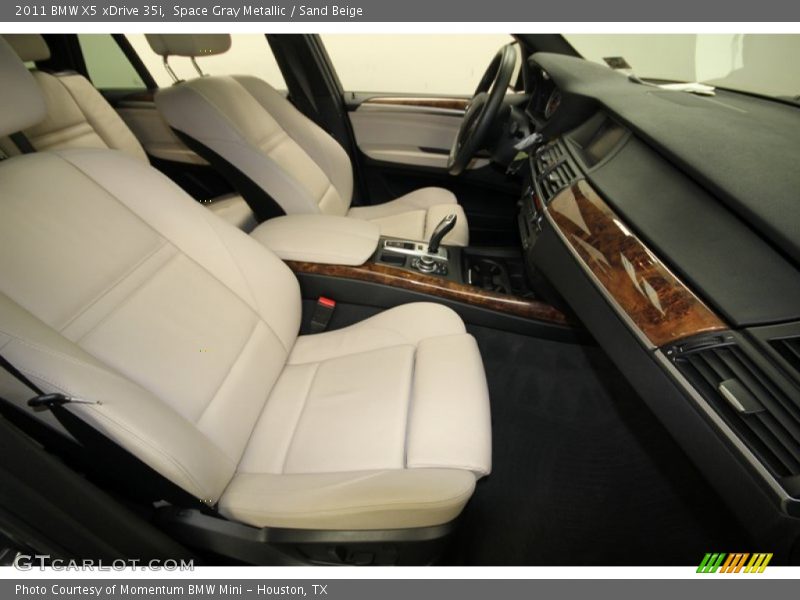 Space Gray Metallic / Sand Beige 2011 BMW X5 xDrive 35i