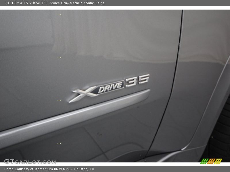 Space Gray Metallic / Sand Beige 2011 BMW X5 xDrive 35i