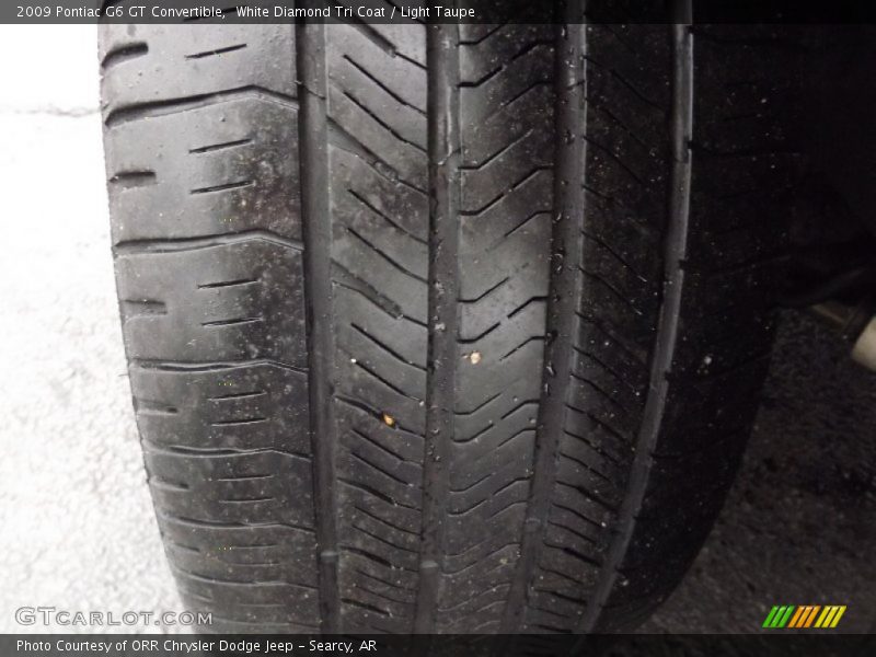 White Diamond Tri Coat / Light Taupe 2009 Pontiac G6 GT Convertible