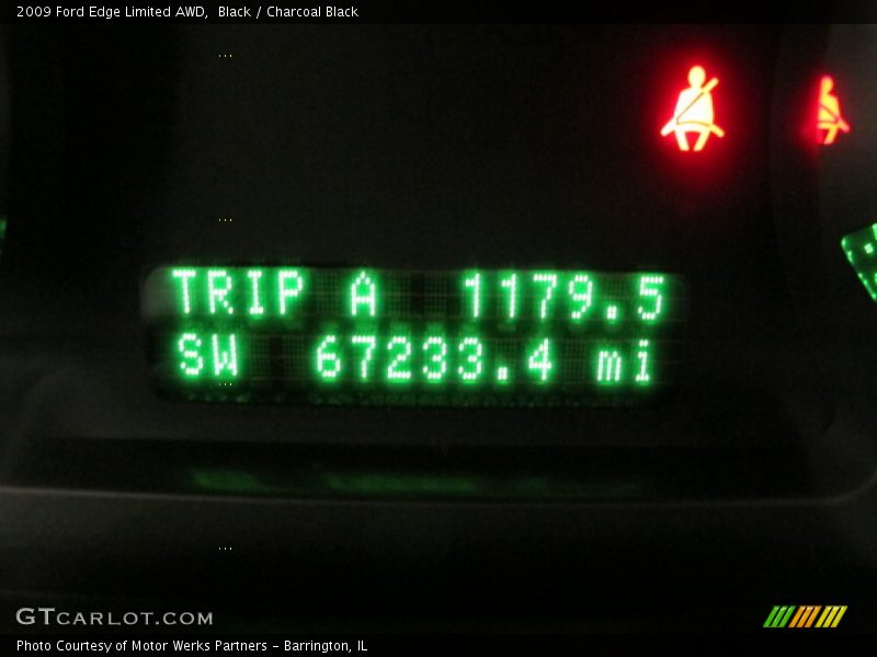 Black / Charcoal Black 2009 Ford Edge Limited AWD