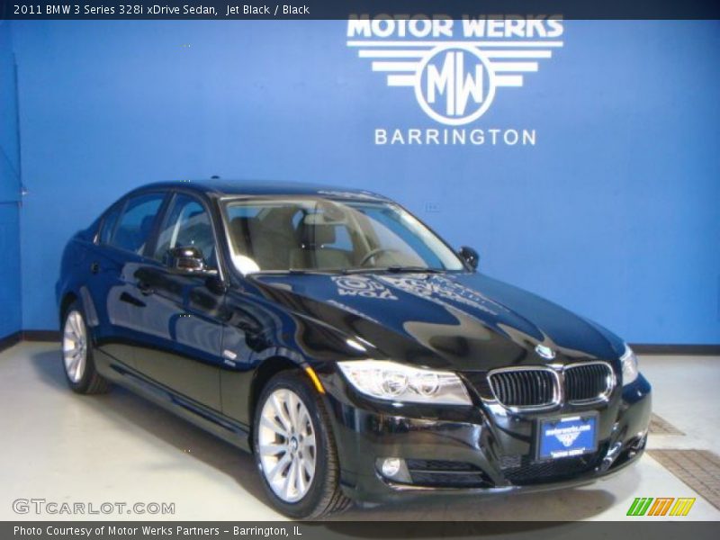 Jet Black / Black 2011 BMW 3 Series 328i xDrive Sedan