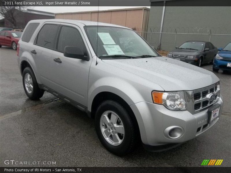 Ingot Silver Metallic / Stone 2011 Ford Escape XLS