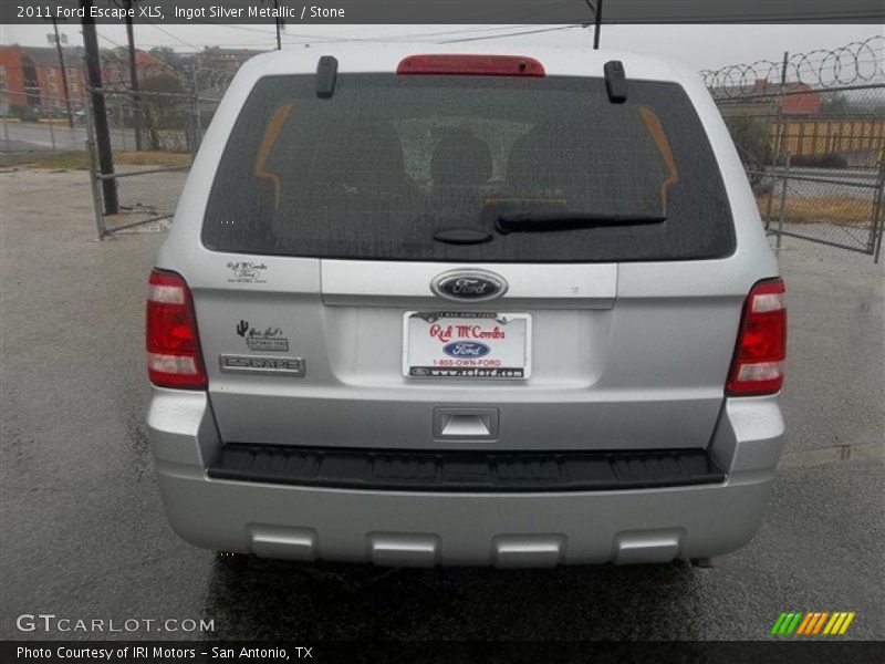 Ingot Silver Metallic / Stone 2011 Ford Escape XLS