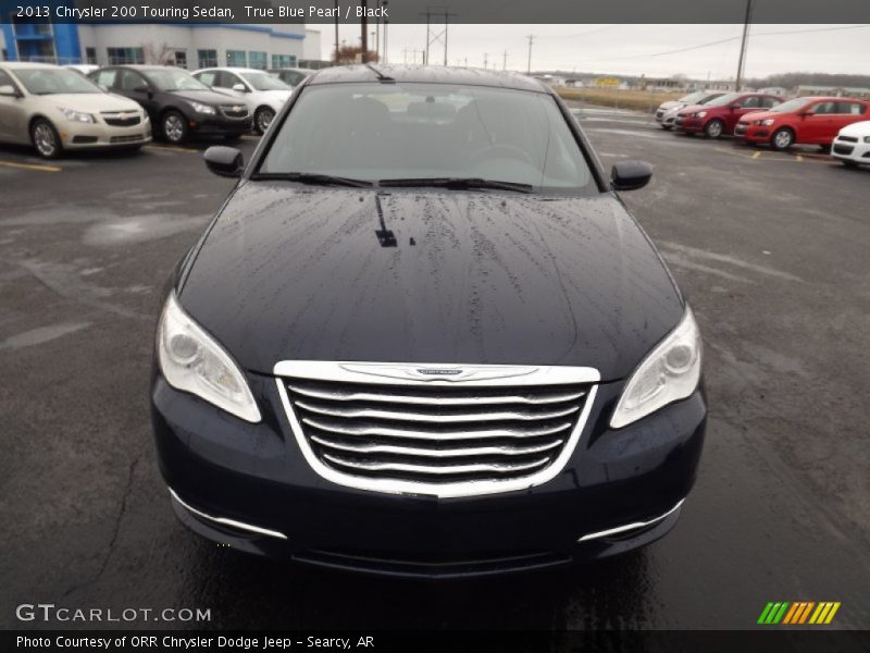 True Blue Pearl / Black 2013 Chrysler 200 Touring Sedan