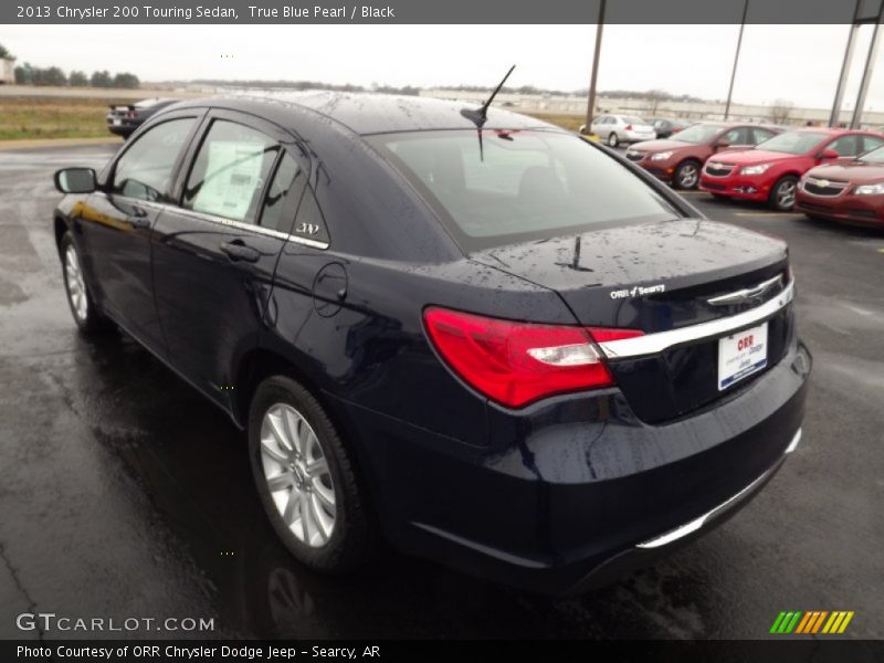 True Blue Pearl / Black 2013 Chrysler 200 Touring Sedan