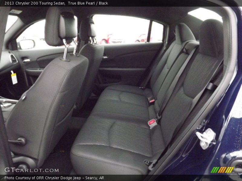 True Blue Pearl / Black 2013 Chrysler 200 Touring Sedan