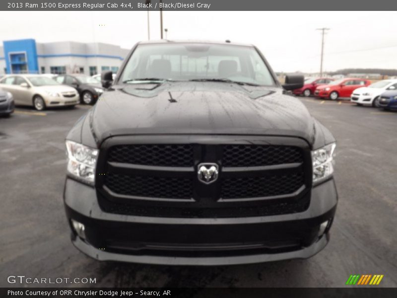 Black / Black/Diesel Gray 2013 Ram 1500 Express Regular Cab 4x4