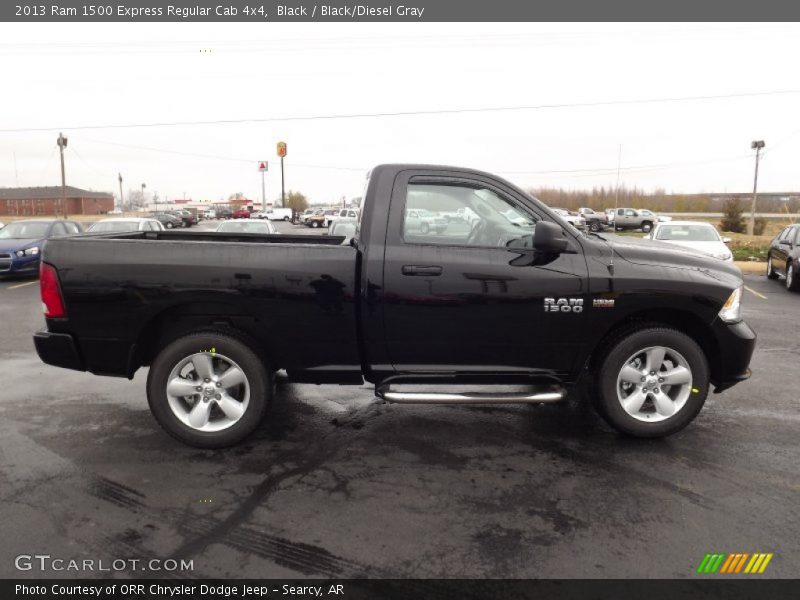 Black / Black/Diesel Gray 2013 Ram 1500 Express Regular Cab 4x4