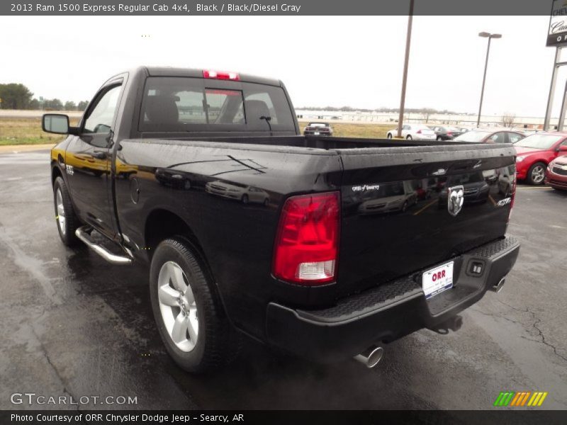 Black / Black/Diesel Gray 2013 Ram 1500 Express Regular Cab 4x4