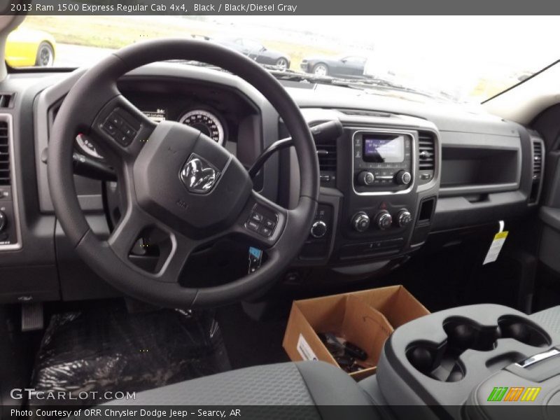 Black / Black/Diesel Gray 2013 Ram 1500 Express Regular Cab 4x4