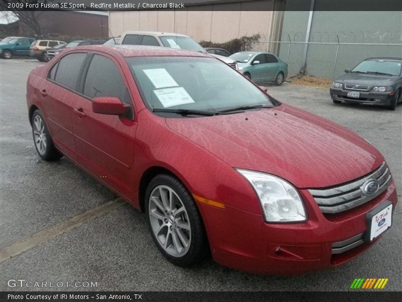 Redfire Metallic / Charcoal Black 2009 Ford Fusion SE Sport
