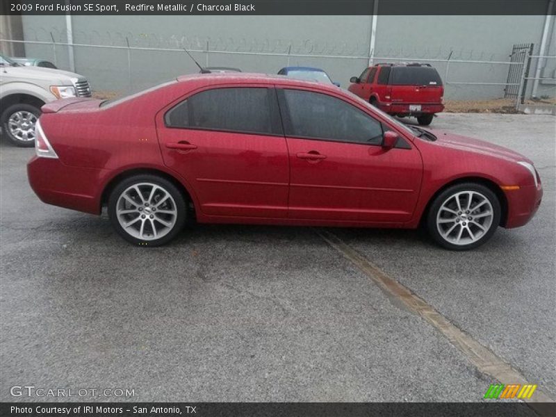 Redfire Metallic / Charcoal Black 2009 Ford Fusion SE Sport