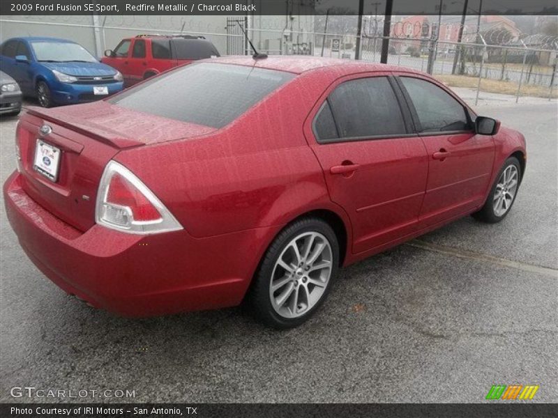 Redfire Metallic / Charcoal Black 2009 Ford Fusion SE Sport