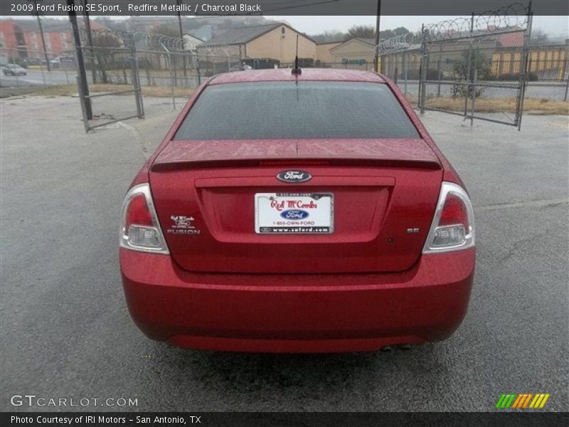 Redfire Metallic / Charcoal Black 2009 Ford Fusion SE Sport