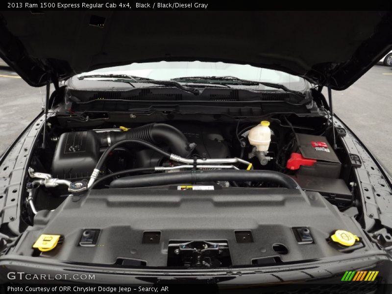 Black / Black/Diesel Gray 2013 Ram 1500 Express Regular Cab 4x4