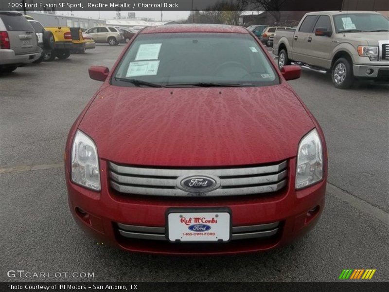 Redfire Metallic / Charcoal Black 2009 Ford Fusion SE Sport
