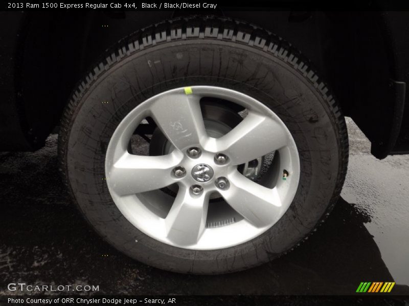 Black / Black/Diesel Gray 2013 Ram 1500 Express Regular Cab 4x4