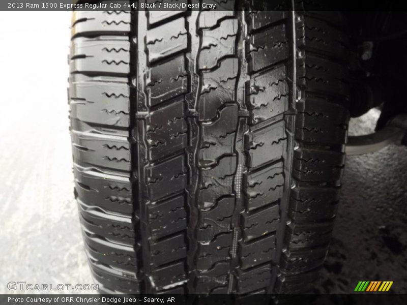 Black / Black/Diesel Gray 2013 Ram 1500 Express Regular Cab 4x4