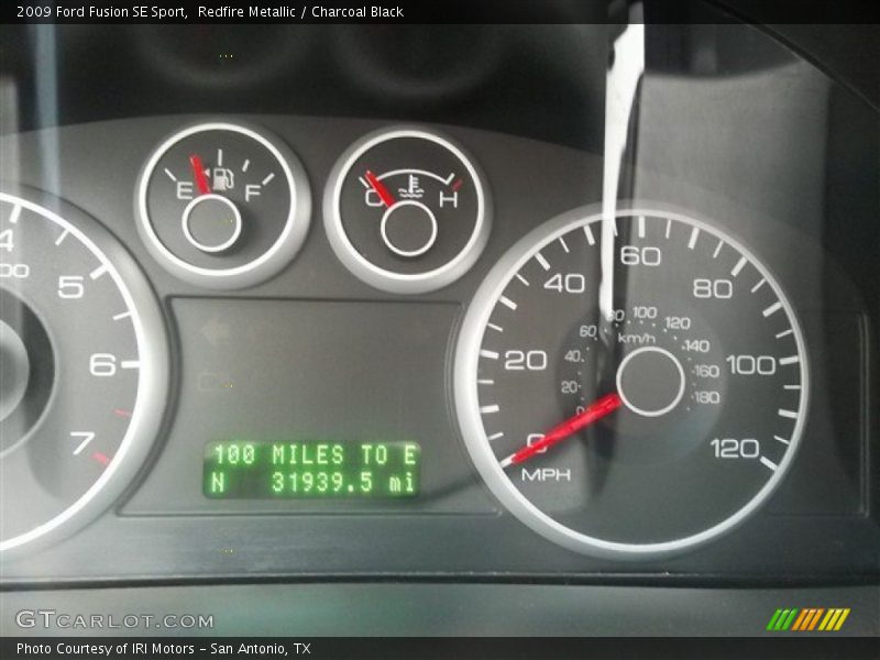 Redfire Metallic / Charcoal Black 2009 Ford Fusion SE Sport