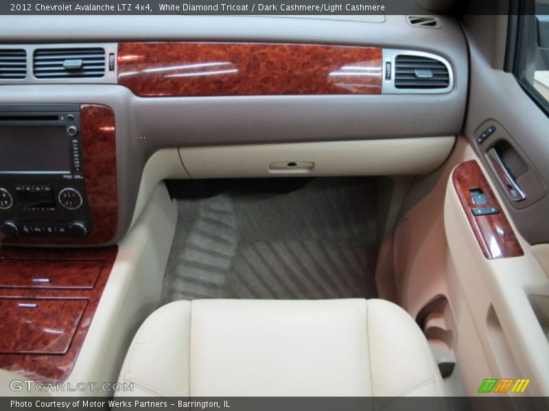 White Diamond Tricoat / Dark Cashmere/Light Cashmere 2012 Chevrolet Avalanche LTZ 4x4