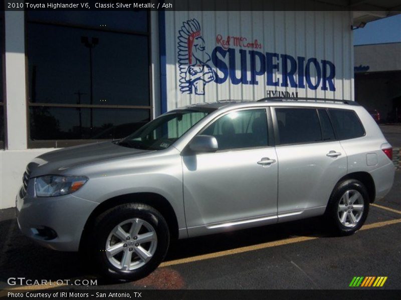Classic Silver Metallic / Ash 2010 Toyota Highlander V6