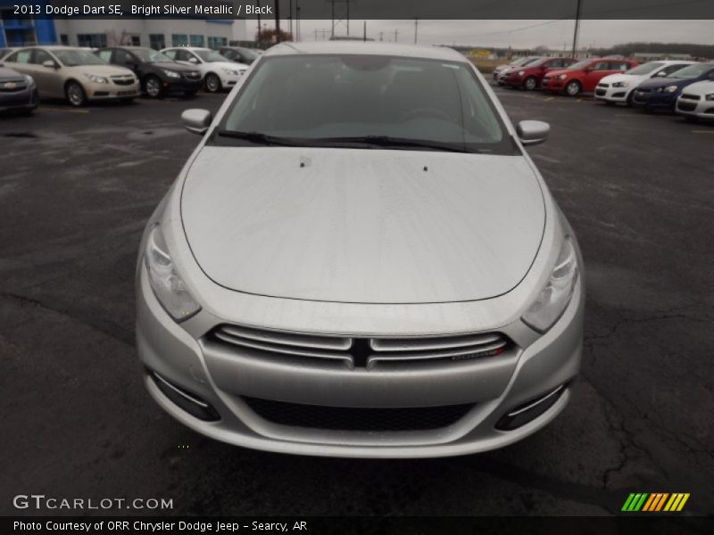 Bright Silver Metallic / Black 2013 Dodge Dart SE