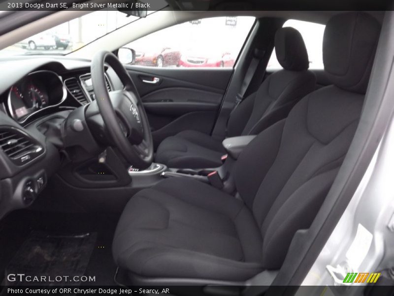 Bright Silver Metallic / Black 2013 Dodge Dart SE