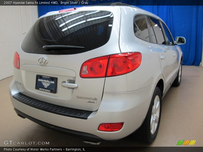 Bright Silver / Gray 2007 Hyundai Santa Fe Limited 4WD