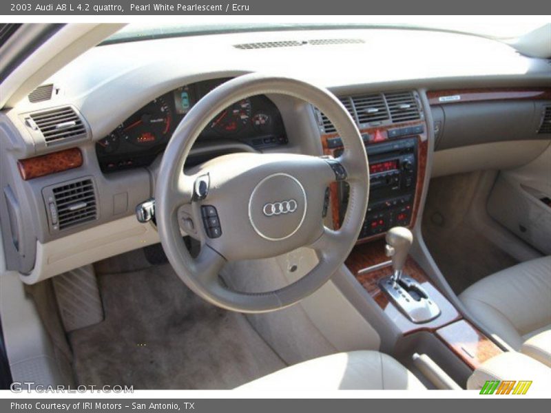 Dashboard of 2003 A8 L 4.2 quattro