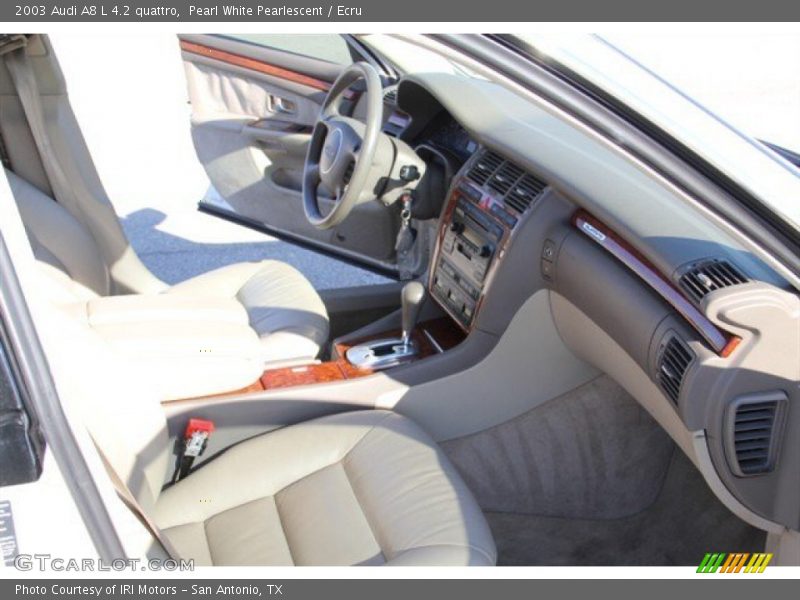  2003 A8 L 4.2 quattro Ecru Interior