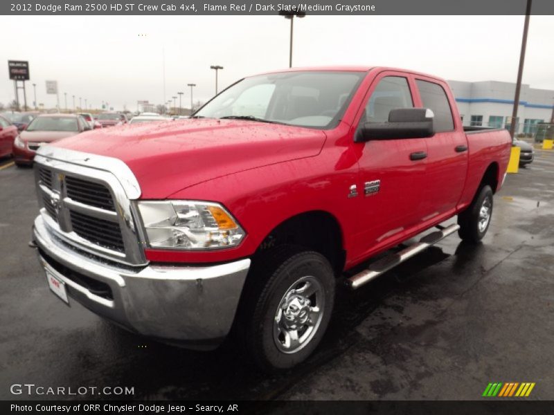 Flame Red / Dark Slate/Medium Graystone 2012 Dodge Ram 2500 HD ST Crew Cab 4x4