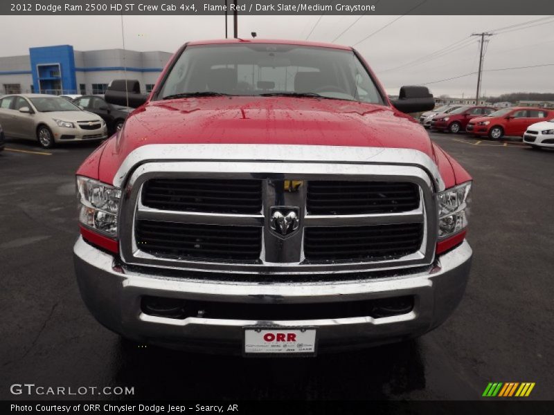 Flame Red / Dark Slate/Medium Graystone 2012 Dodge Ram 2500 HD ST Crew Cab 4x4