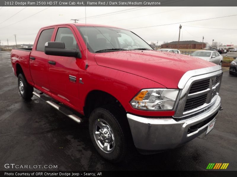 Flame Red / Dark Slate/Medium Graystone 2012 Dodge Ram 2500 HD ST Crew Cab 4x4